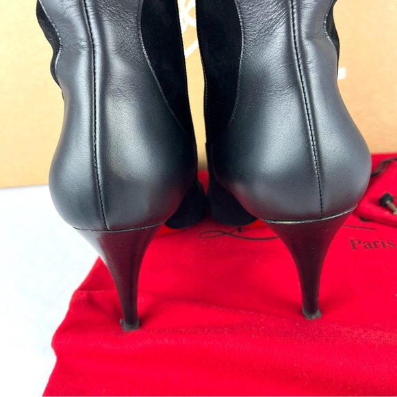 Christian Louboutin Black Heeled Boots - Picture 7 of 15